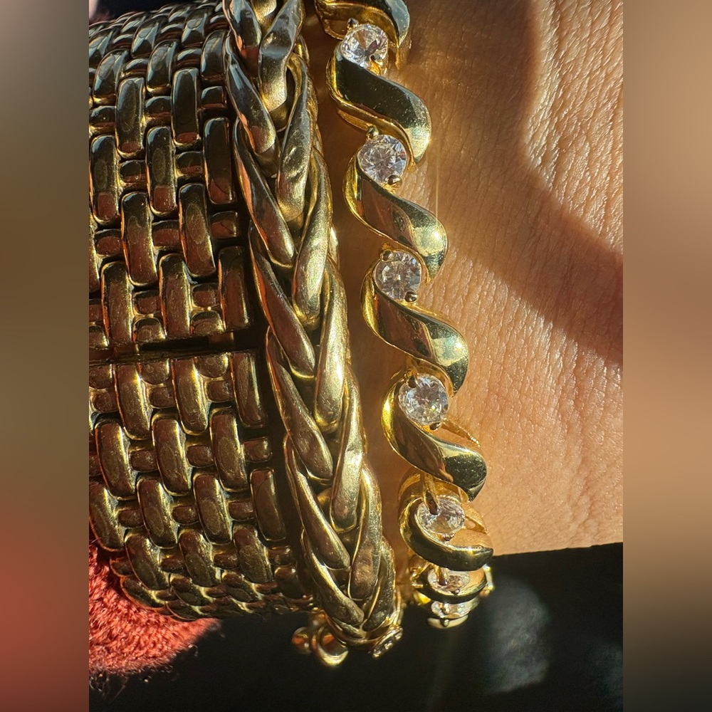 ❌❌SOLD❌❌Vintage gold plated bracelet